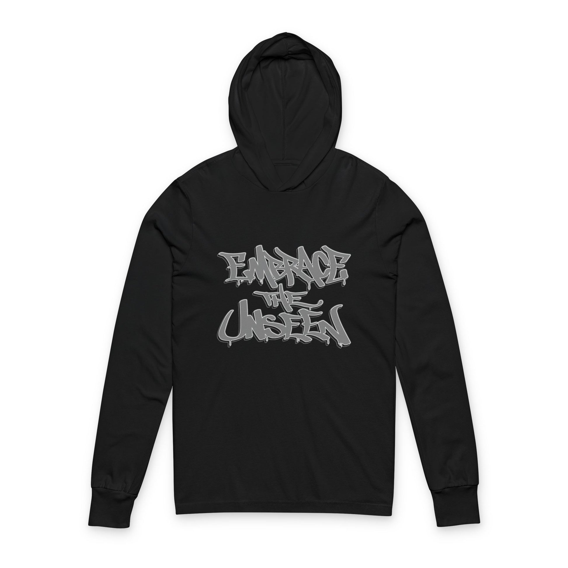 Urban Graffiti Hoodie for Trendsetters, Streetwear, Casual Style, Gift for Friends, Graffiti Art Apparel, Unisex Long Sleeve Tee