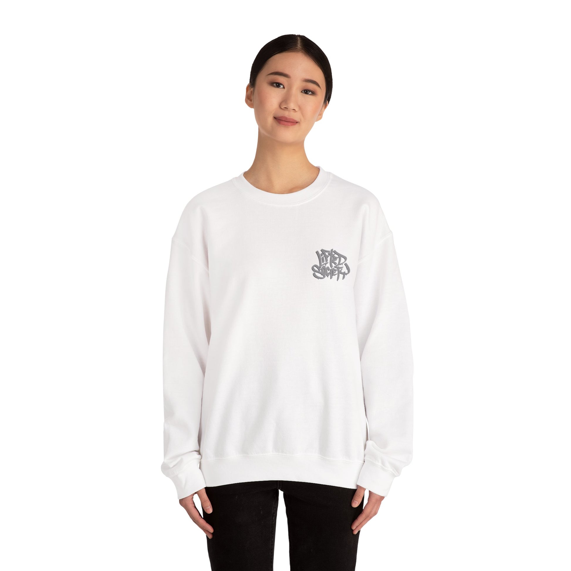 Street Art Inspired Crewneck Sweatshirt, Unisex Graffiti Apparel, Urban Fashion, Cozy Hoodie for Artists, Gift for Creatives