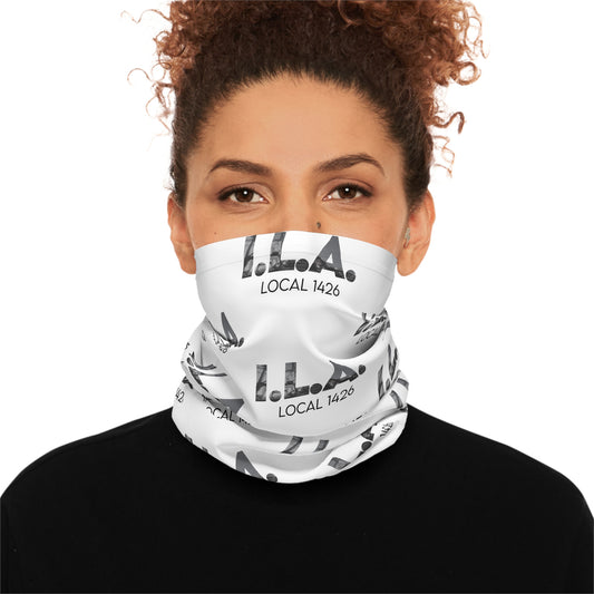 Stylish Lightweight Neck Gaiter - I.L.A. Local 1426